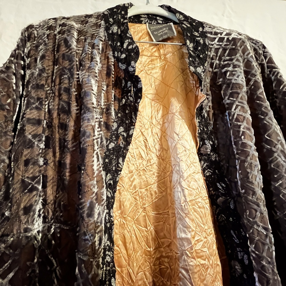 Harubella Velvet Shirt multicolored Brown